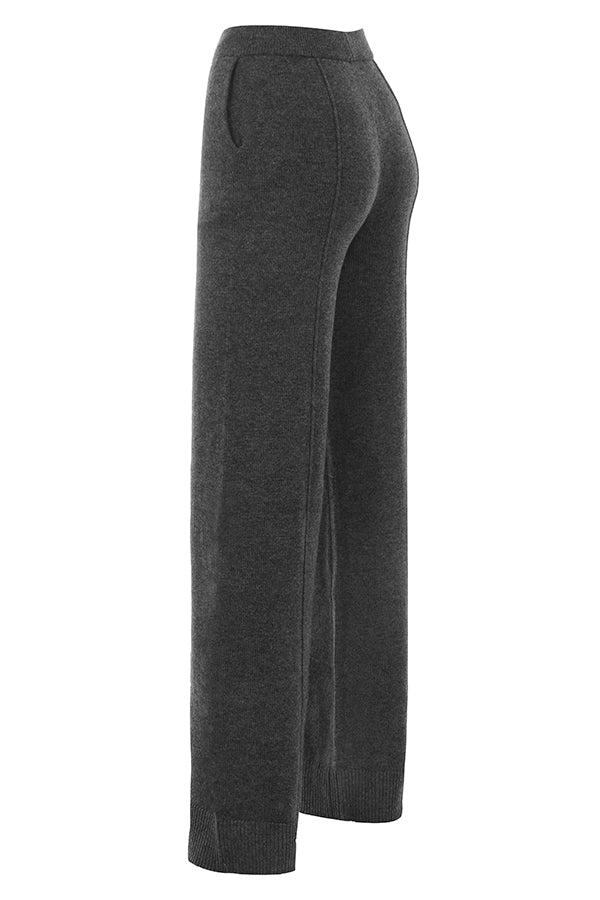 Women's Knitted Bralette - Cropped Square Neck - Wide Straps Ribbed Hem