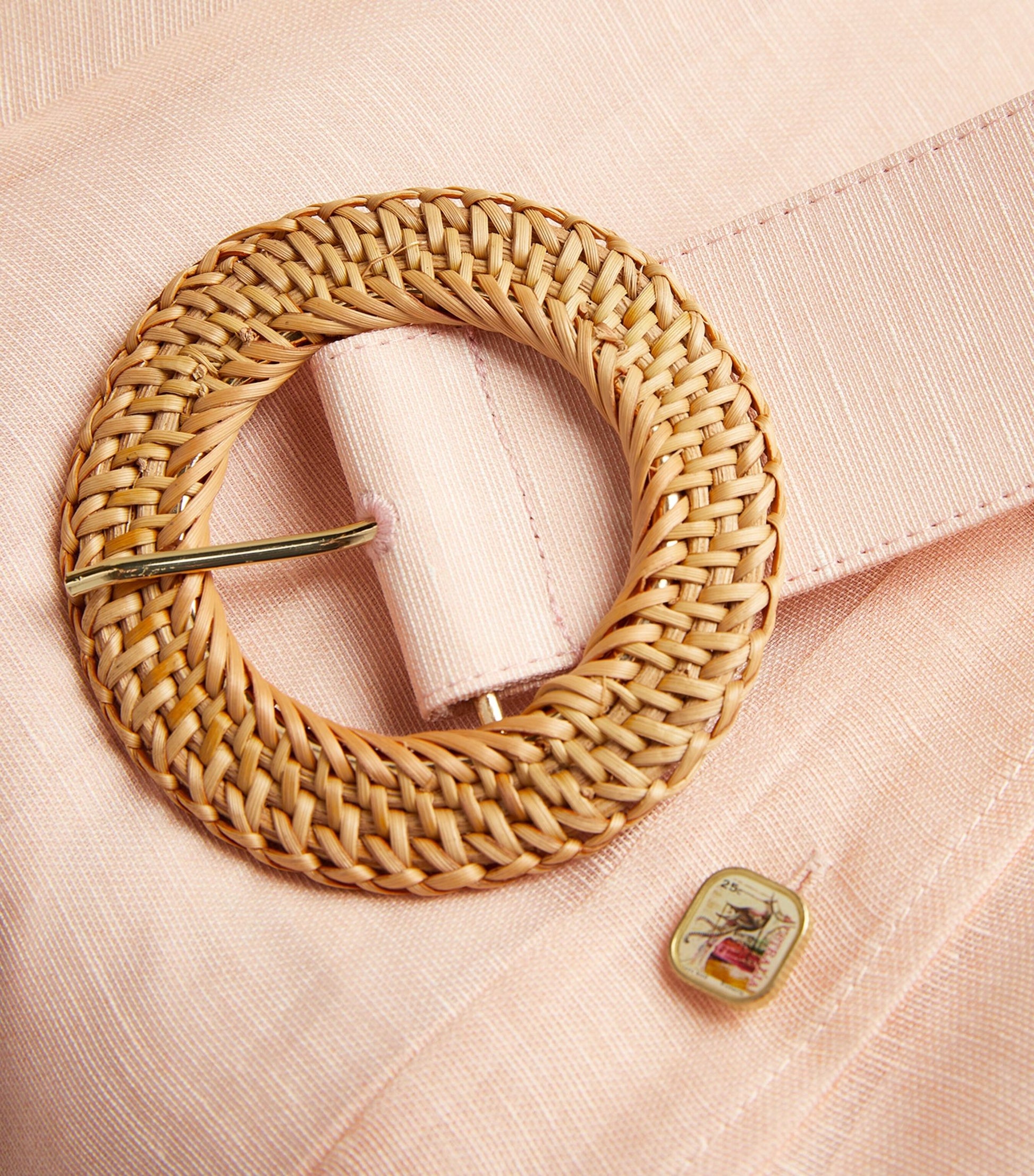 Belted A-Line Silhouette Shirt Dress