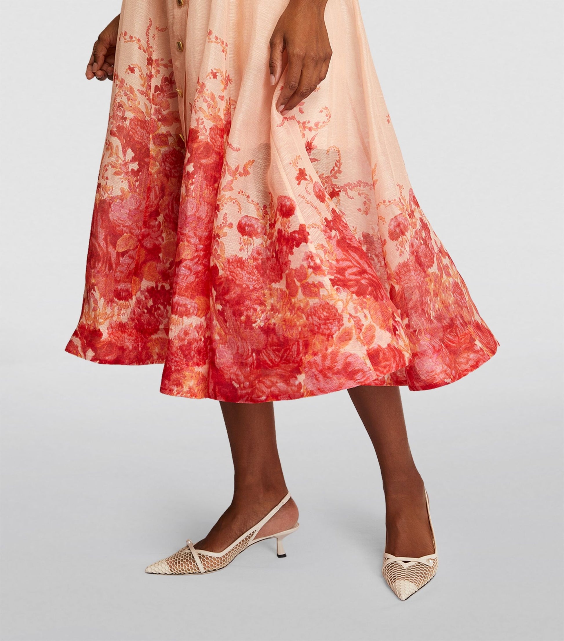 Belted A-Line Silhouette Shirt Dress