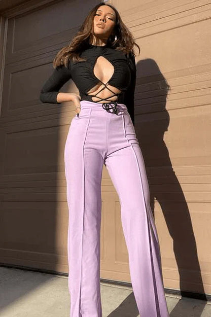 Women's elegant refined trousers