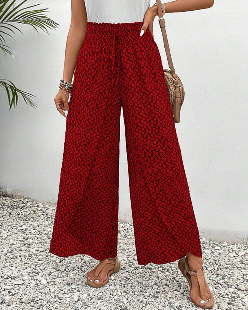 Mallory - Women's Trousers with Wide Legs