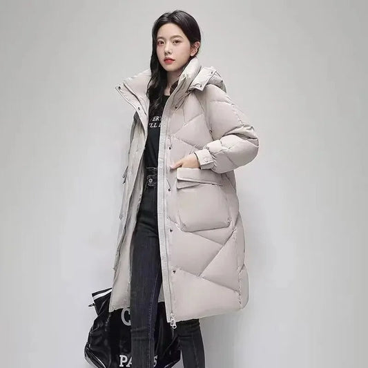 Padded Long Winter Puffer Jacket