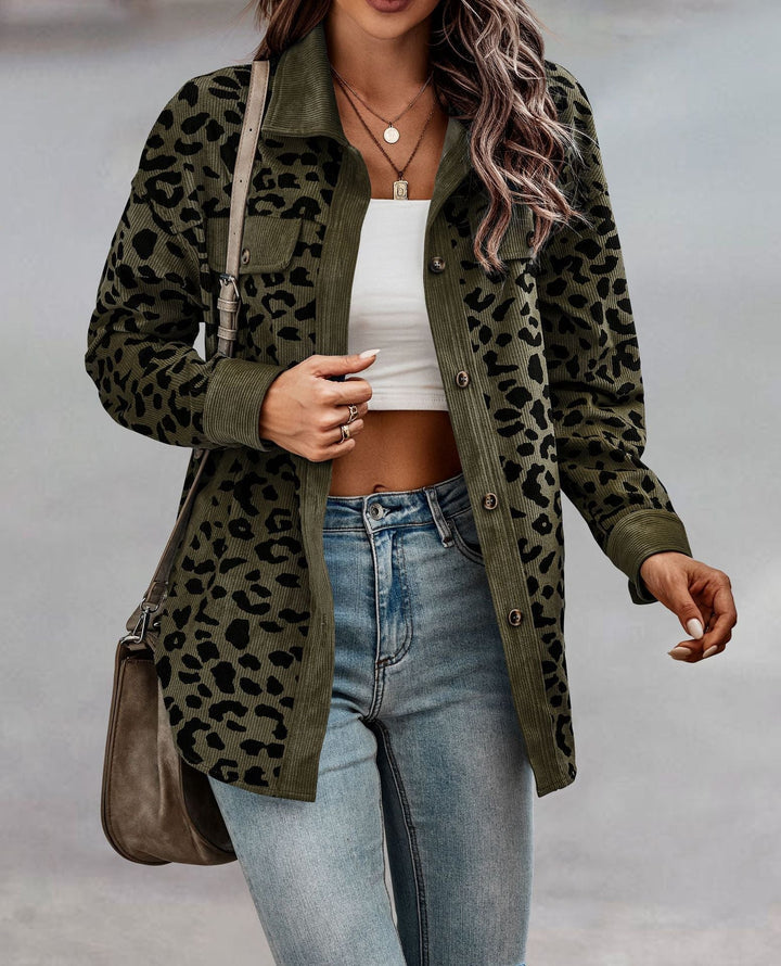 Women's leopard jacket