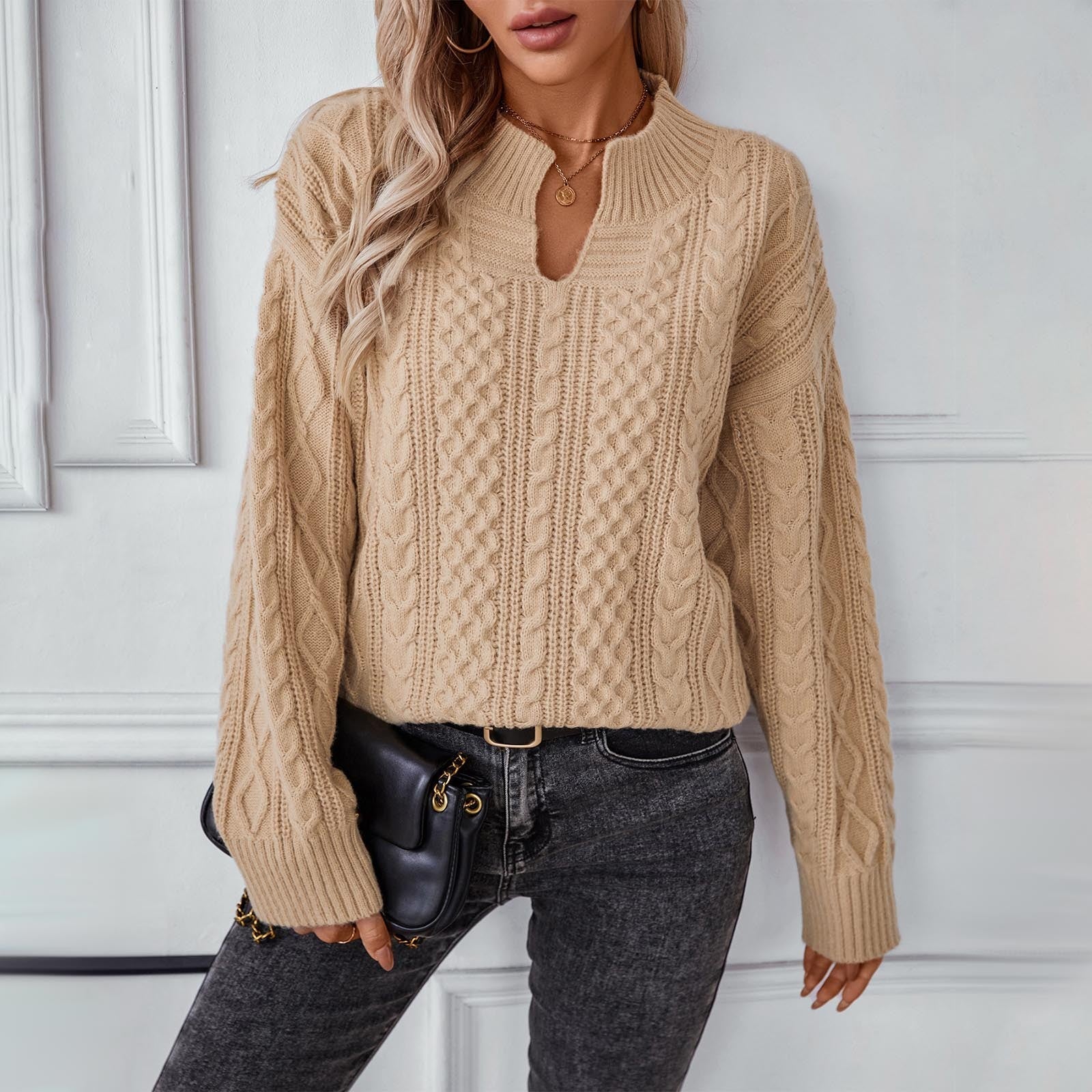 Relaxed Cool Knitted Sweater