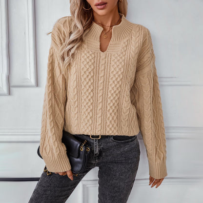 Women's relaxed cool knitted sweater