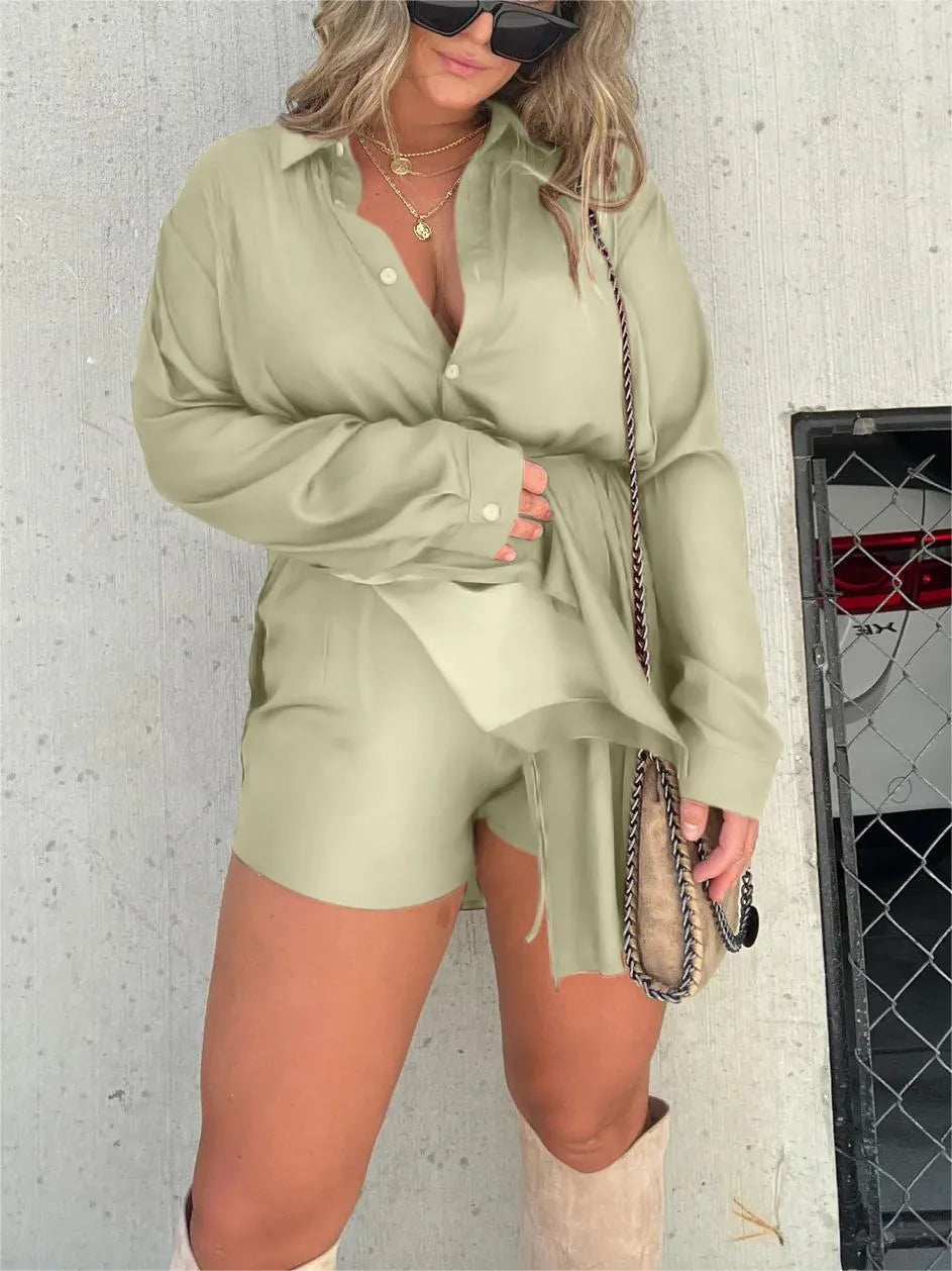 Women's plain long sleeve shirt