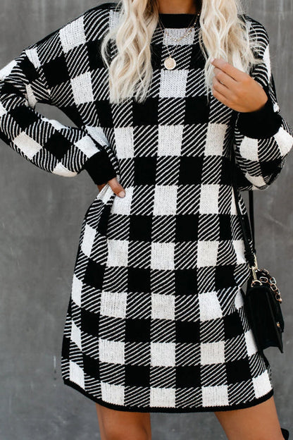 Women's Casual Knit Winter Sweater Dress