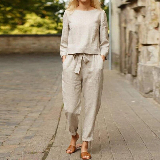 Linen Relaxed Fit Matching Set