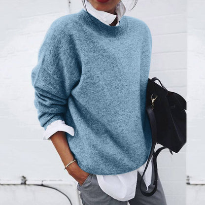Women's winter sweater with long sleeves