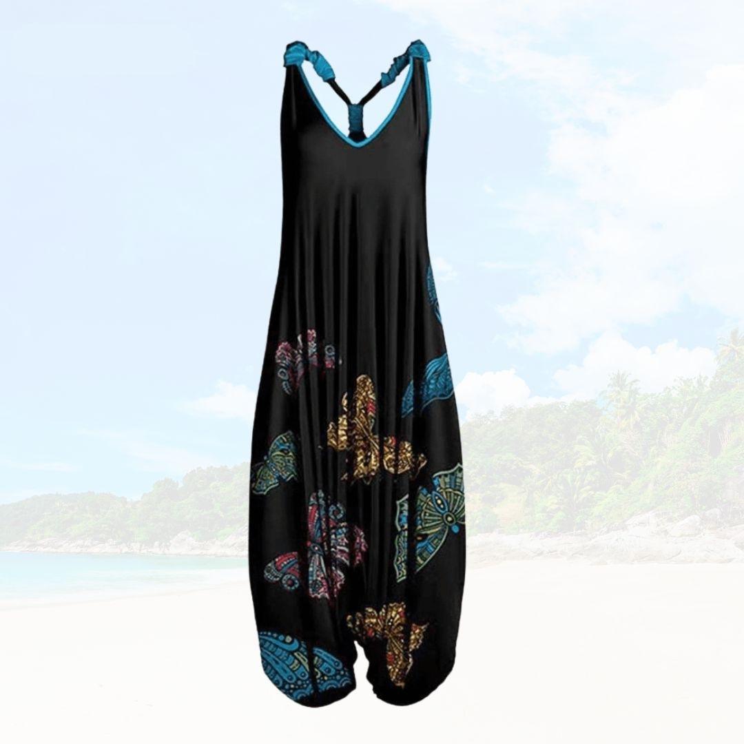 Breezy Relaxed Fit Sleeveless Jumpsuit 
