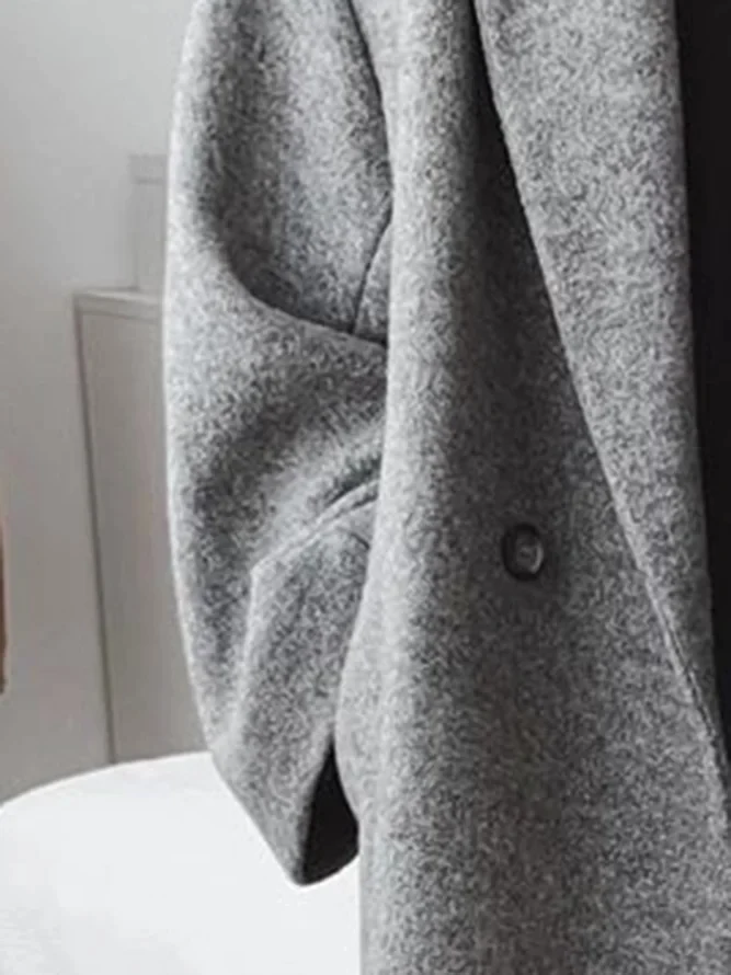 Warm long coat for women