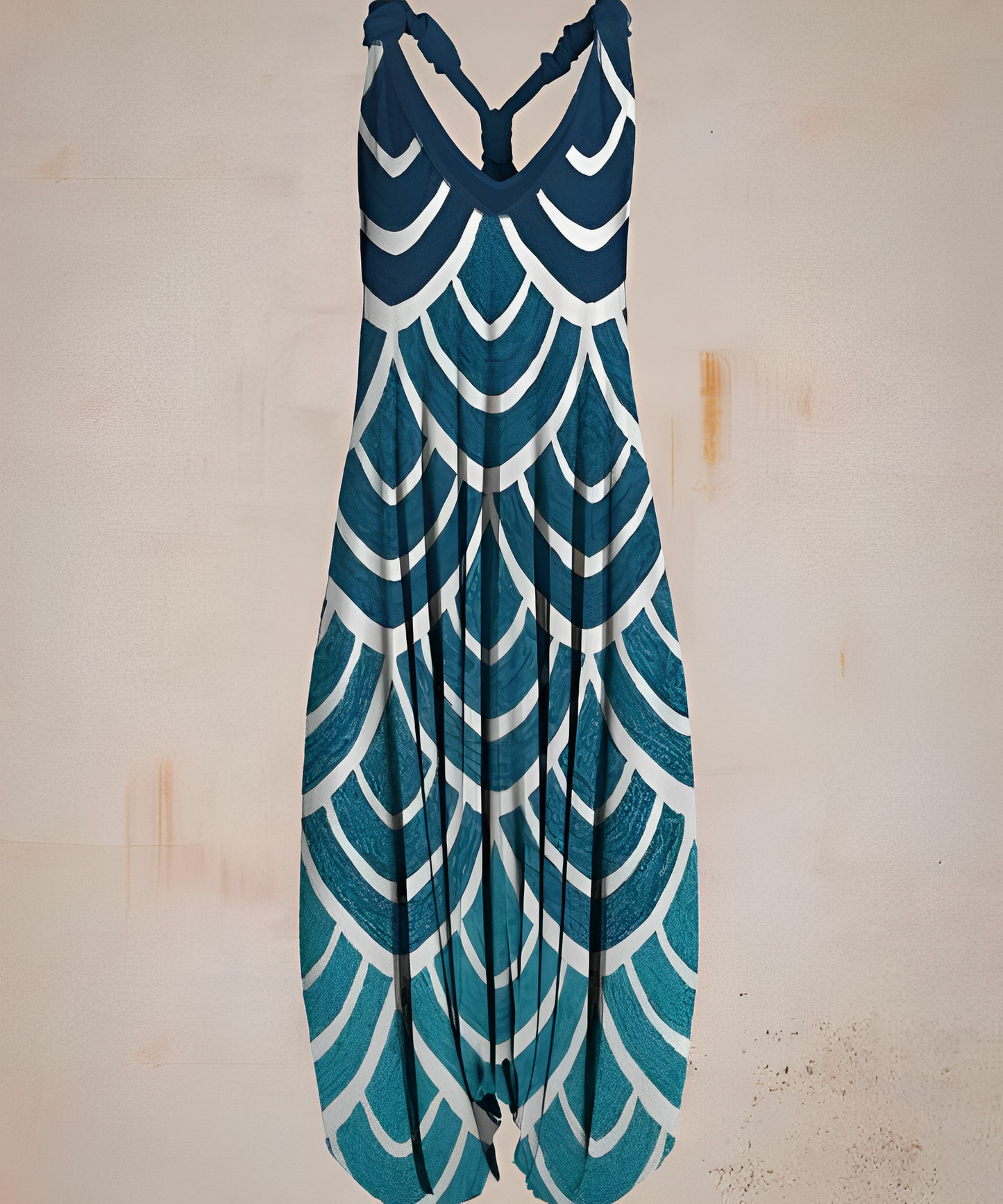 Women's Sleeveless V-Neck Dress - Racerback - Flowy Lightweight Casual Wear