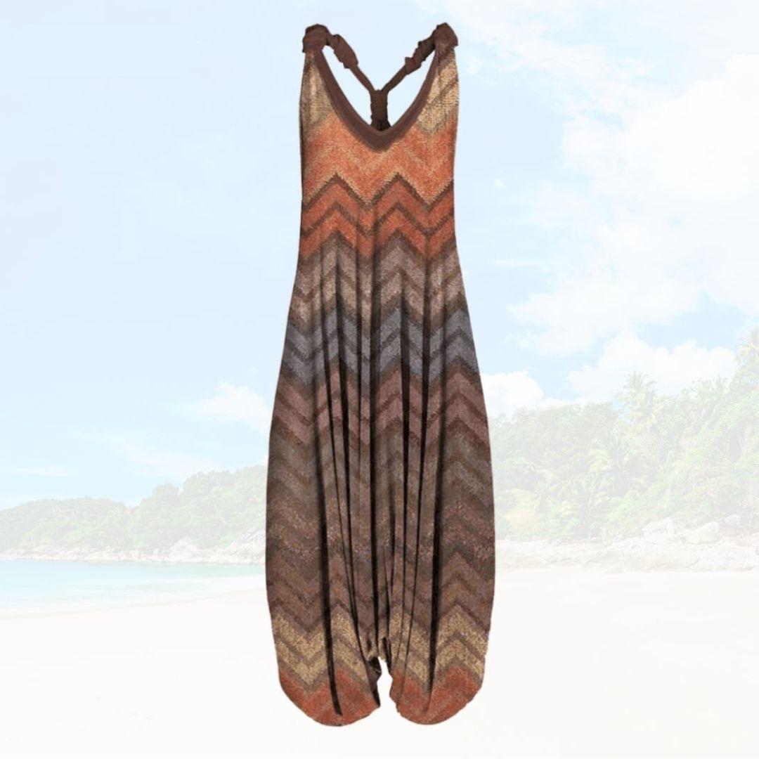 Breezy Relaxed Fit Sleeveless Jumpsuit 