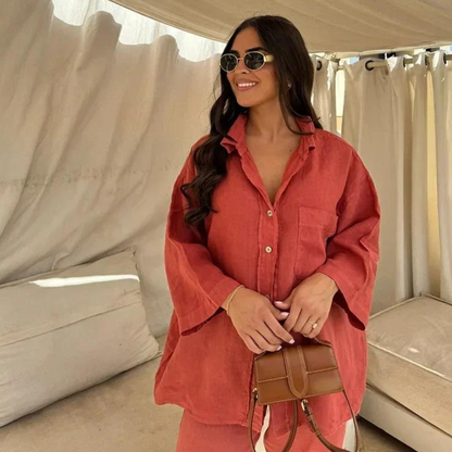 Women's vintage loose ladies set