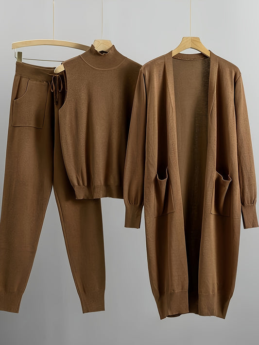 Sleeveless Three-Piece Lounge Set