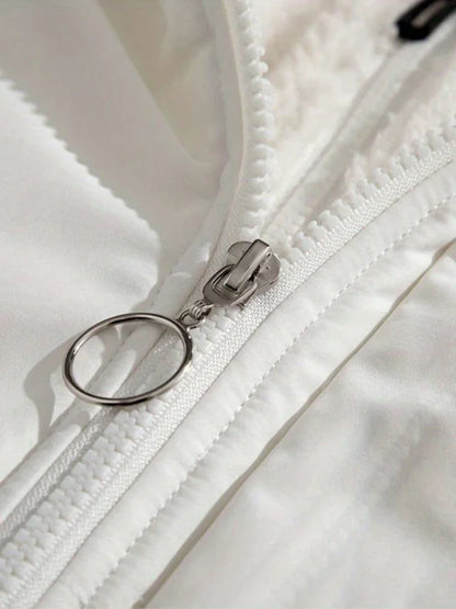 Women's hooded padded jacket