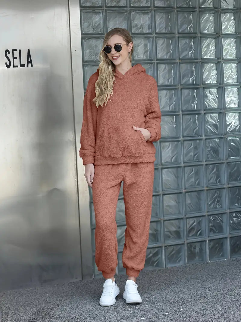 Comfortable Hooded Pocketed Casual Coat