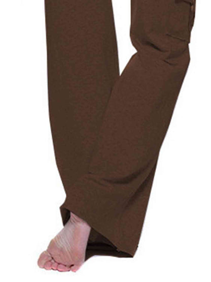 Women's mid rise cargo wide leg pants