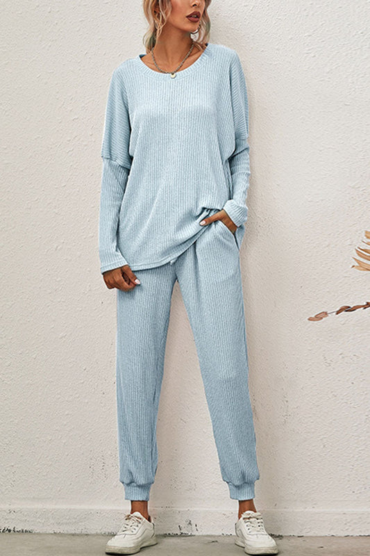 Casual Long Sleeve Two-Piece Set