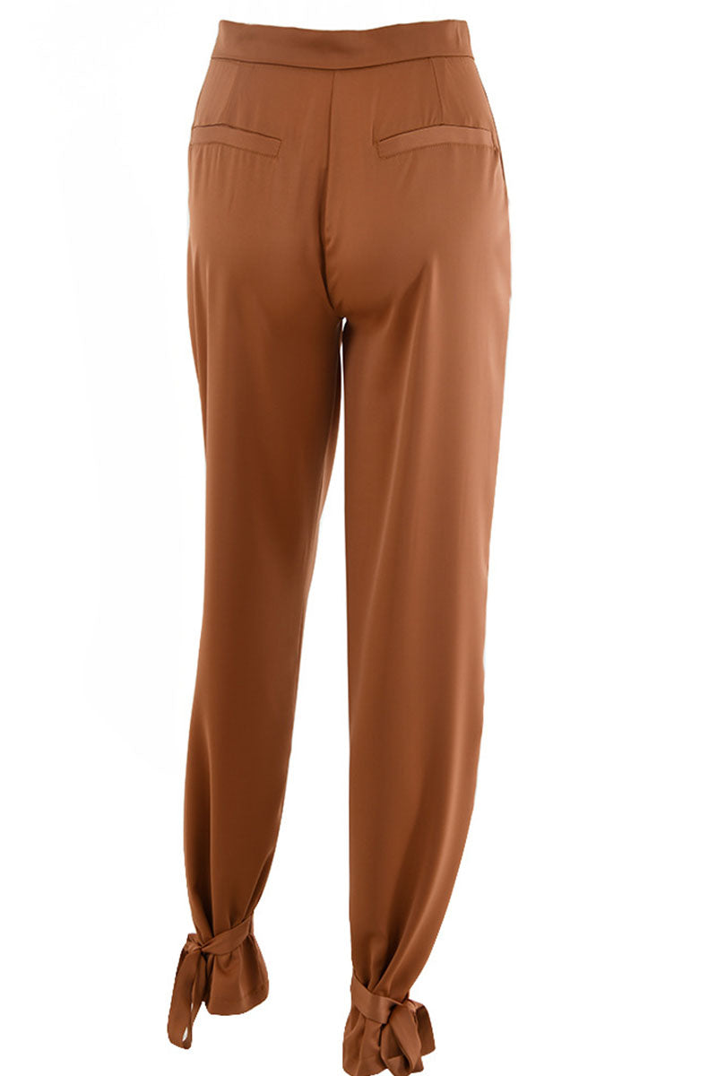 Gelai - loose mid waist pencil bottoms