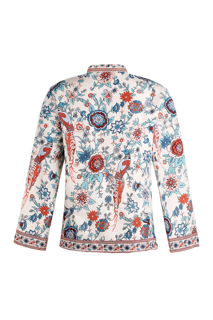 Riza - printed loose casual shirt