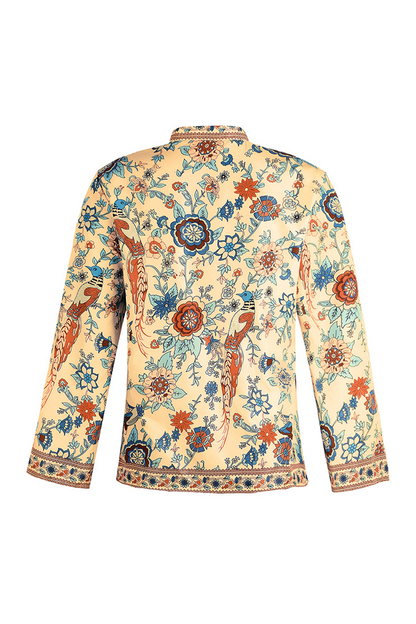 Riza - printed loose casual shirt