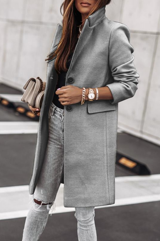 Classic Flap Pocket Maisie Coat