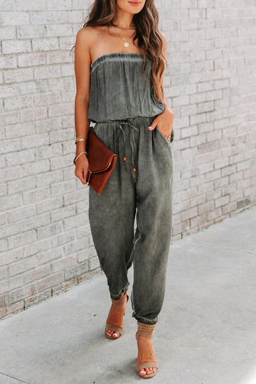 Mona - one-shoulder harlan jumpsuit