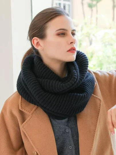 Elegant Wool Round Scarf