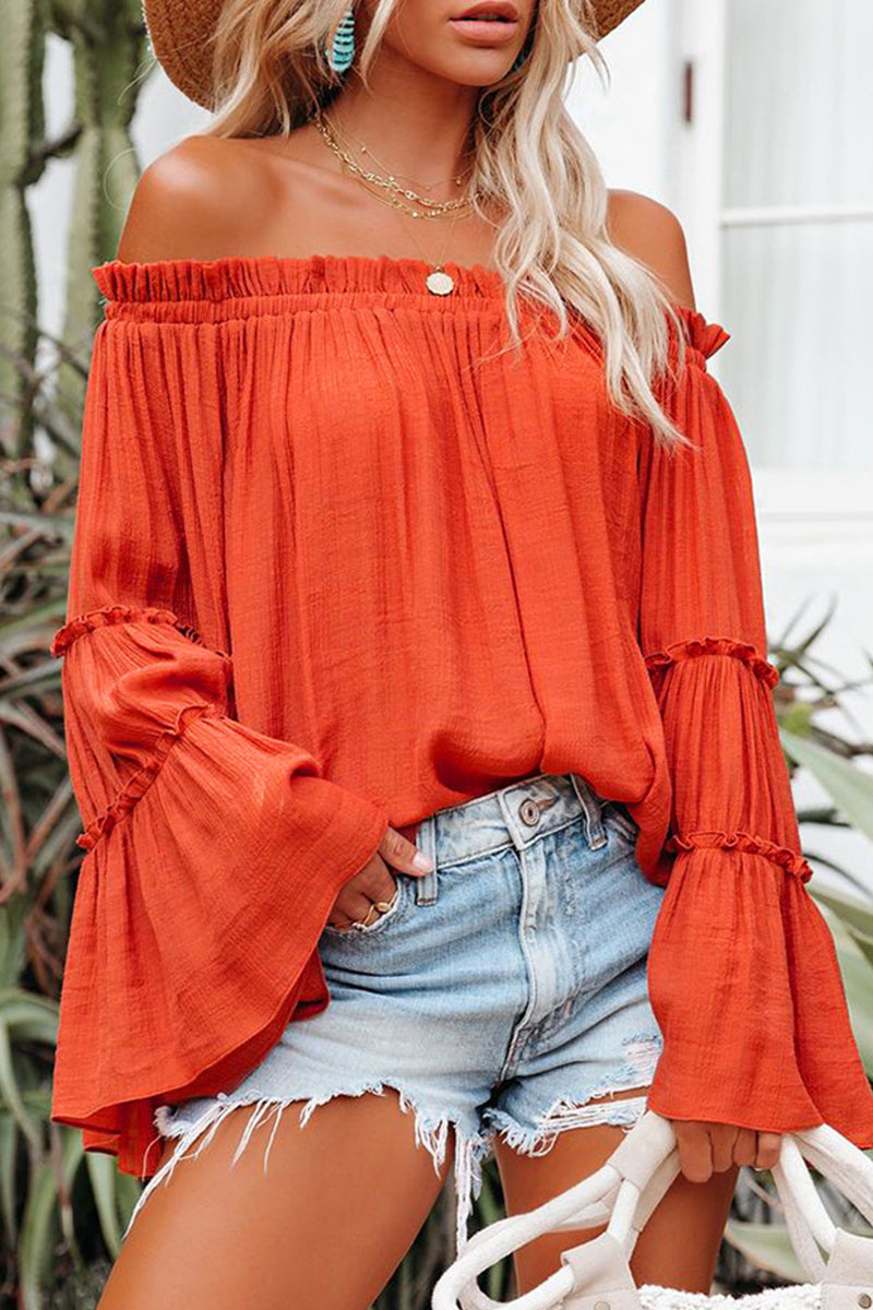 Rissa - street fold off the shoulder top