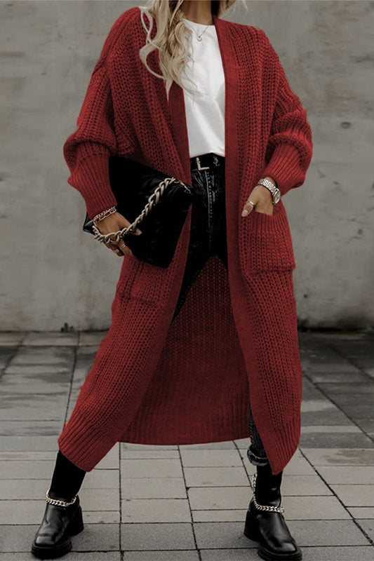 Loose Knit Autumn/Winter Long Cardigan Sweater
