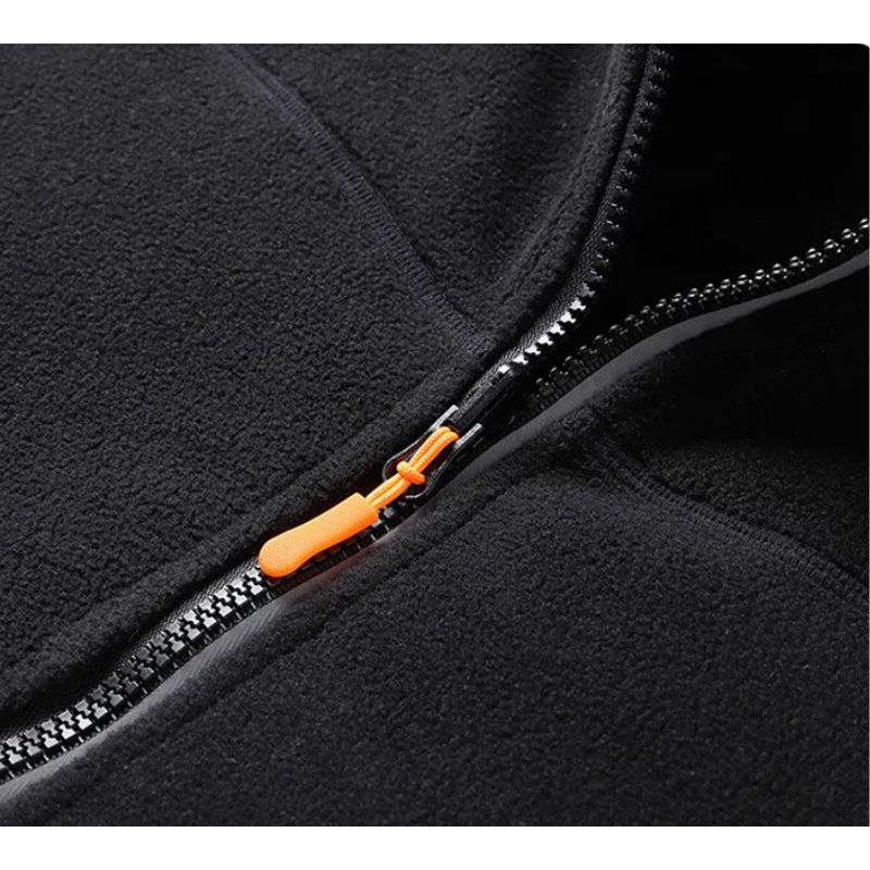 Velvet double-sided polar fleece cardigan jacket for women