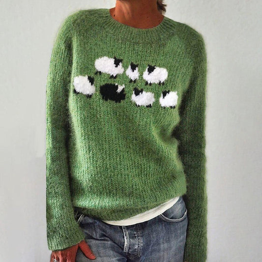Green Long Sleeve Sweater