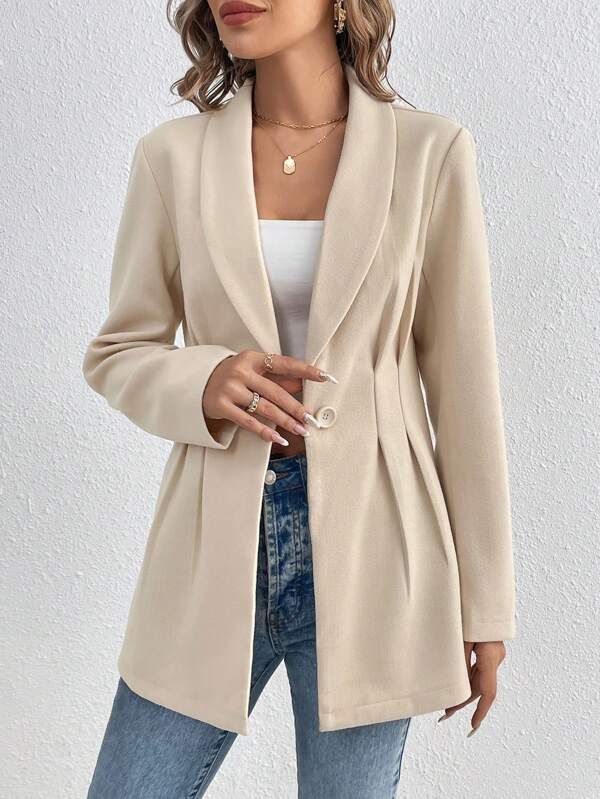 Women's cream blazer
