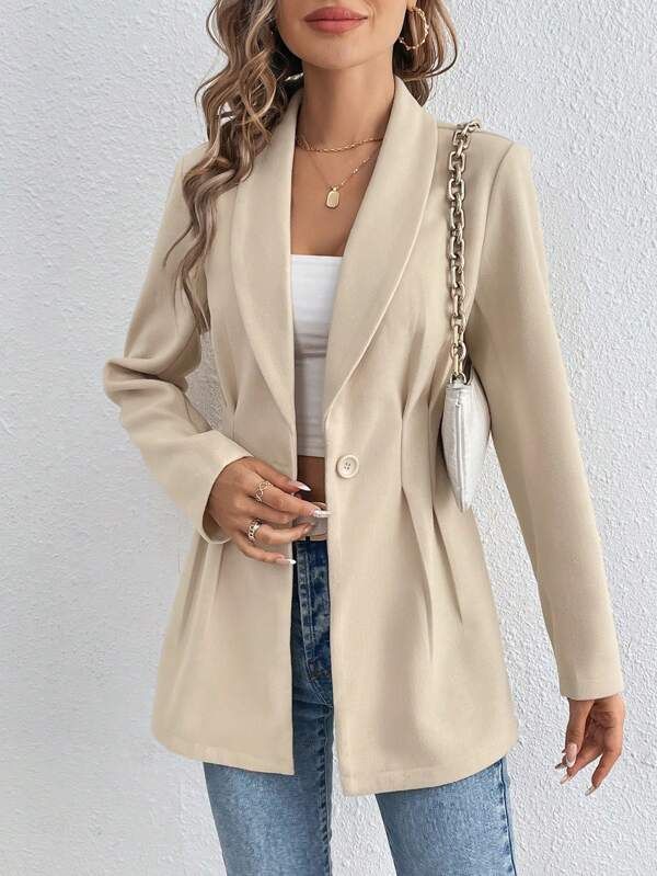 Women's cream blazer