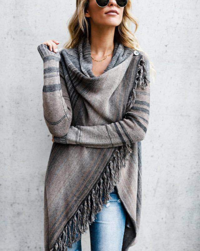 Women's mid-length slim fit slash sweater