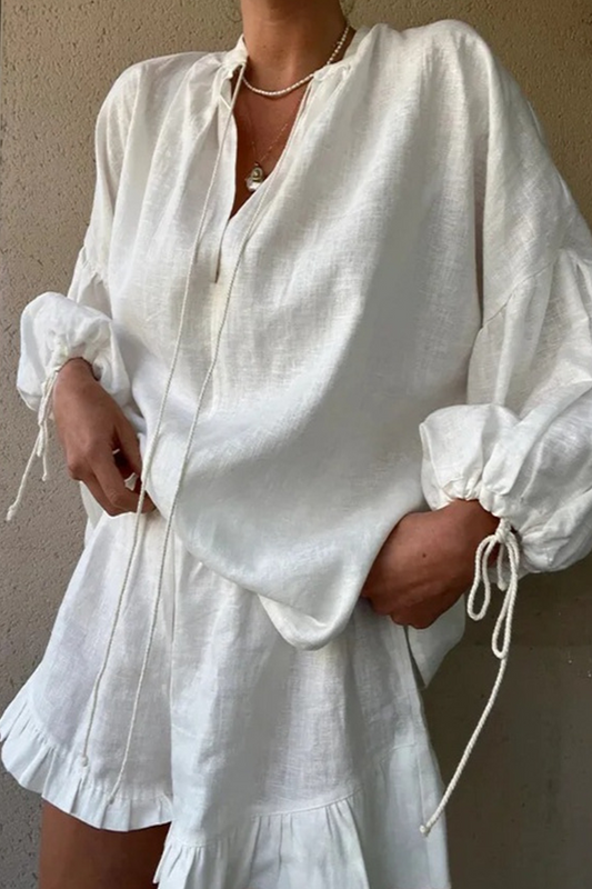 Breathable Loose Fit Blouse Set