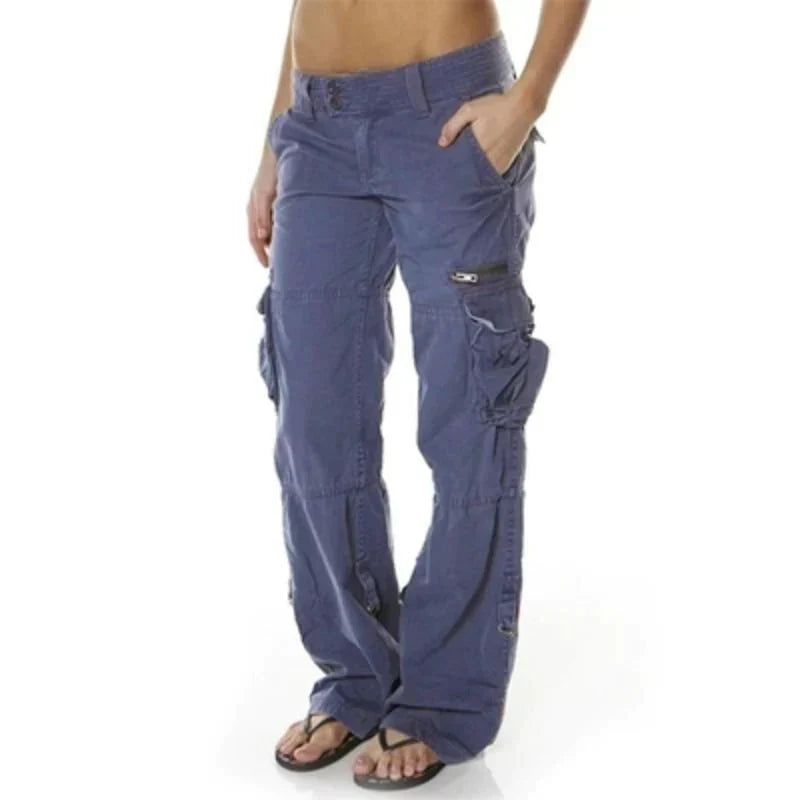 Women's elegant cargo trousers