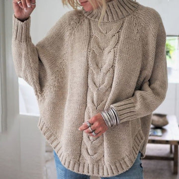 Warm loose sweater for women