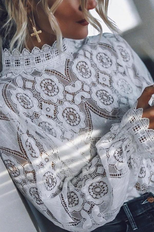 Elegant Lace Sweater
