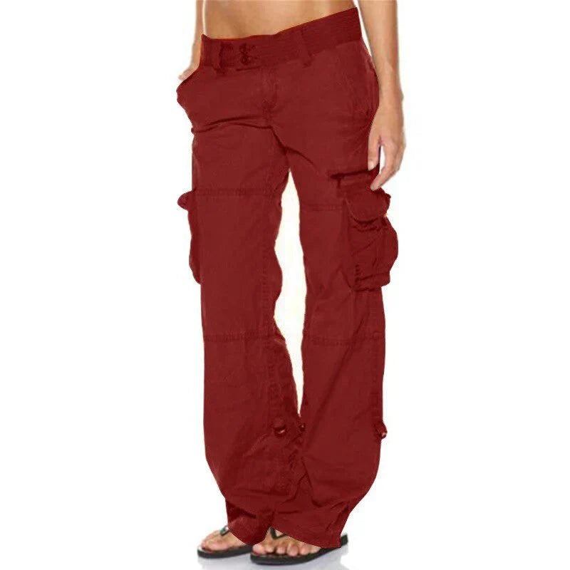 Women's elegant cargo trousers