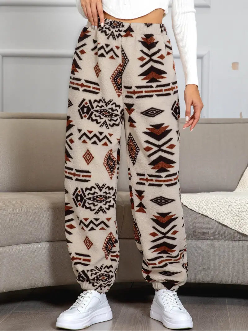 Women's casual knitted jogging pants