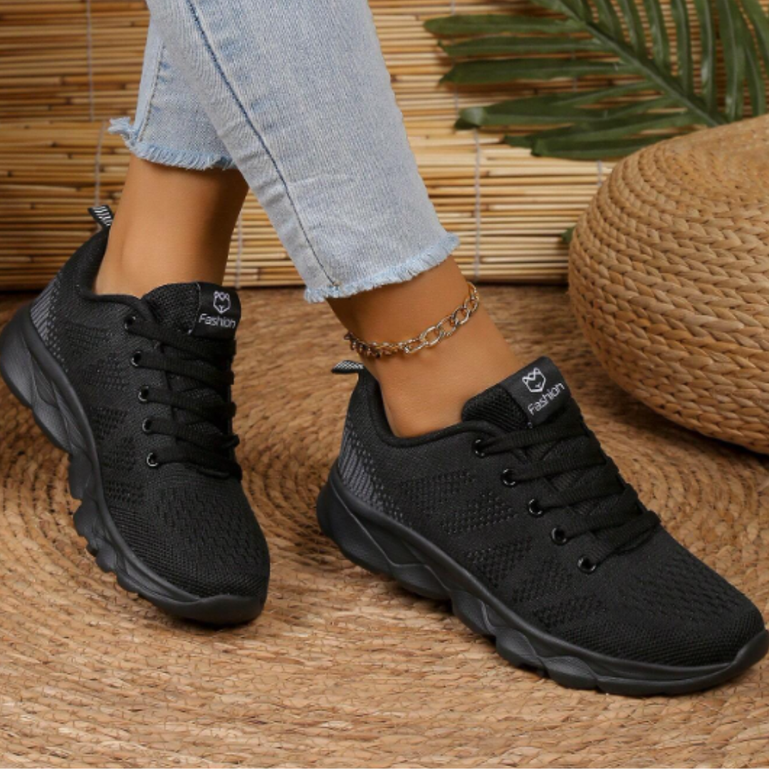 Women's non-slip lace-up sporty sneakers