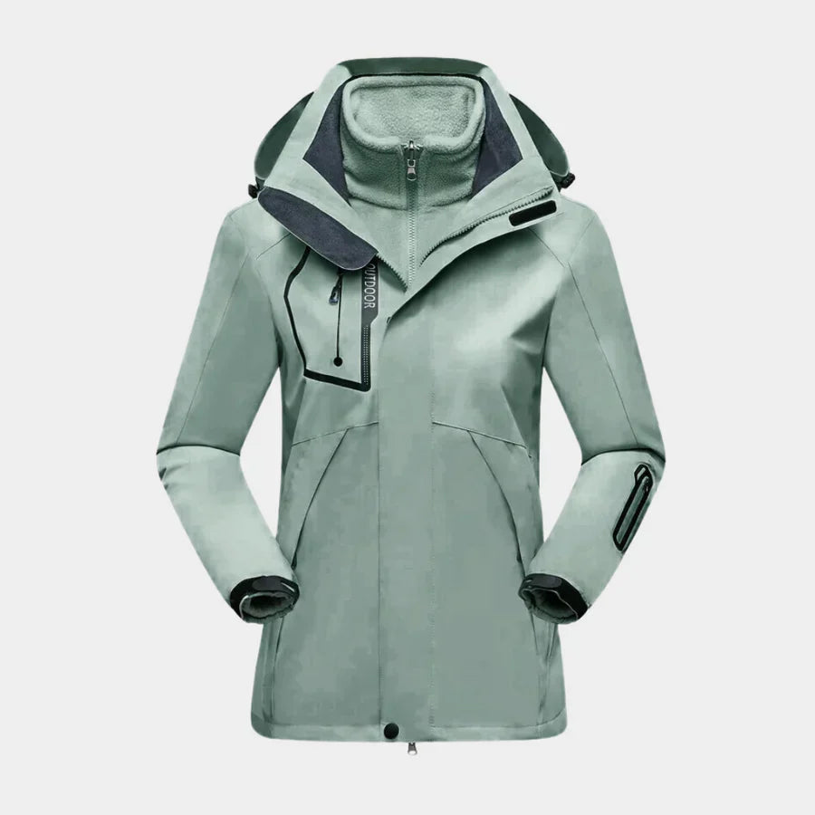 Women's waterproof insulated jacket