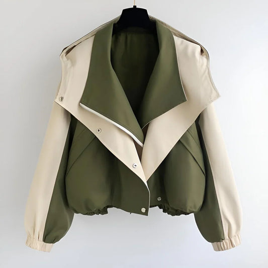 Oversized Relaxed Fit Blouson Short Jacket 