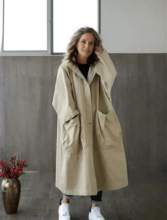 Oversized Casual Trench Coat