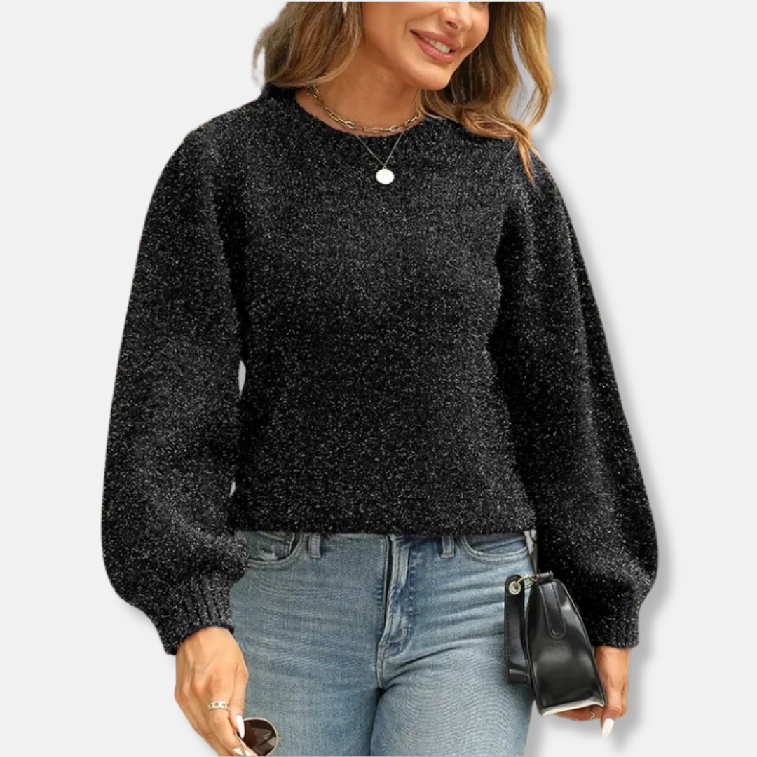 Plush Knit Relaxed Fit Sweatshirt 