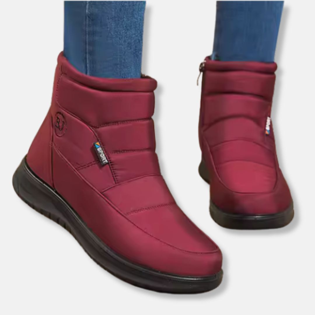 Quilted Insulated Slip-Resistant Mid-Calf Boots