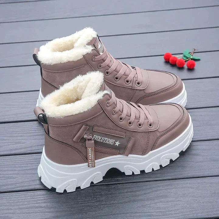 Women's thick cotton snow boots