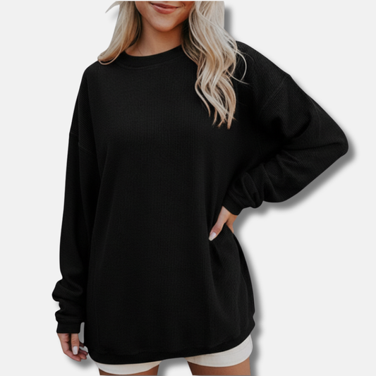 Relaxed Cotton Blend Fit Sweatshirt 